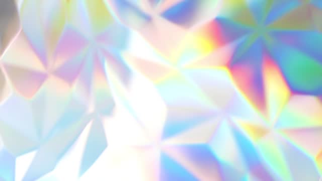 Abstract calm colourful pastel holographic gradient video cover.