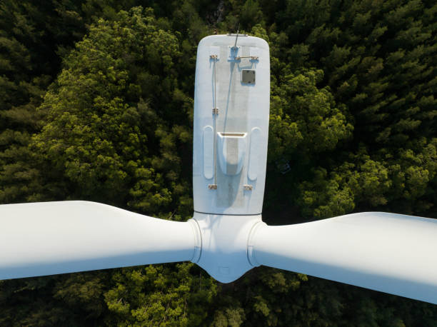 istock bird's eye view of wind turbines 1516536716