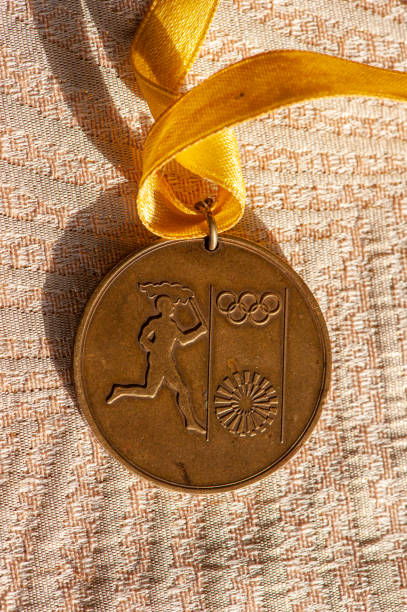 rewers brązowego medalu z 1972 roku (xx igrzyska olimpijskie) - antique photo zdjęcia i obrazy z banku zdjęć