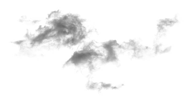 istock white cloud Isolated on white background,Smoke Textured,brush effect 1516577834