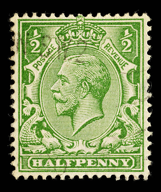 istock British King George V Postage Stamp 151658769