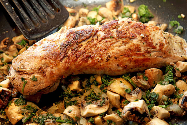 istock Filet of pork in pan 151659209