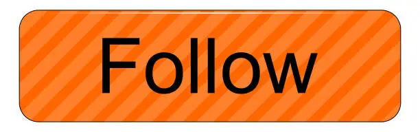 Photo of Follow Button on white backround – illustration