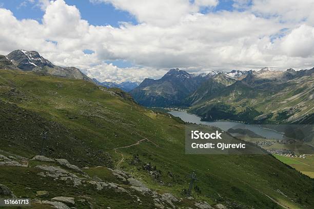 Saint Moritz Área Suíça - Fotografias de stock e mais imagens de Alpes Europeus - Alpes Europeus, Alpes suíços, Ao Ar Livre