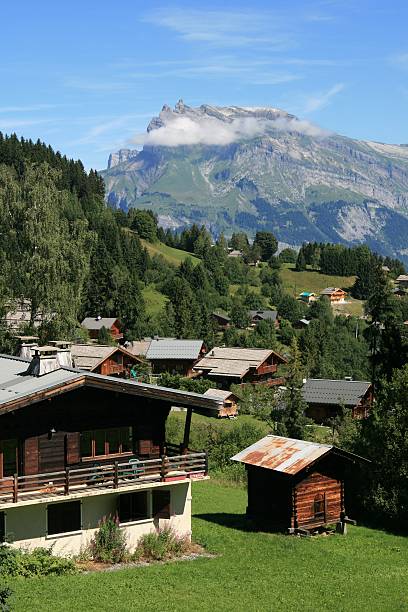 istock Chalet in the French Alps - Le Bettex 151661878