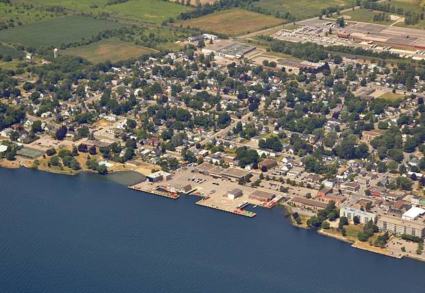 Prescott shoreline, aerial