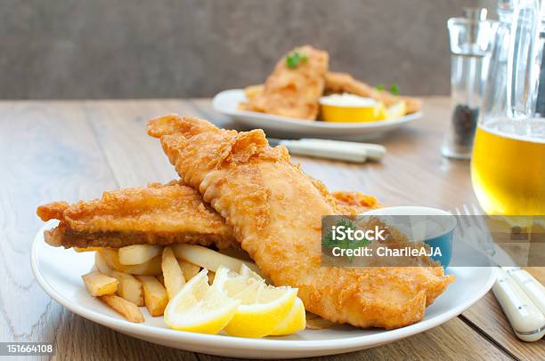 Fish And Chips Stock Photo - Download Image Now - Fish, Fried, Cod