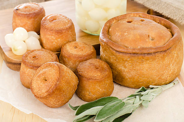 istock Melton Mowbray Pork Pies & Pickled Onions 151664468