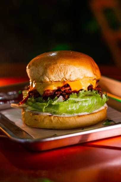 istock Bacon, Cheddar and Salad Burger: Simply Delicious! 1516694481
