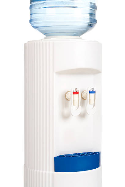 istock White cooler with water bottle on  white. 151671801
