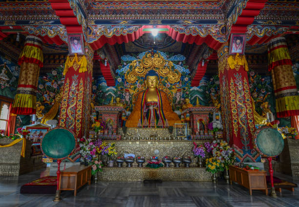 istock Interior of Bhutanese Buddhist temple 1516731189
