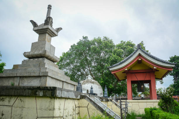 istock Buddhist pagoda in Gaya, India 1516734665