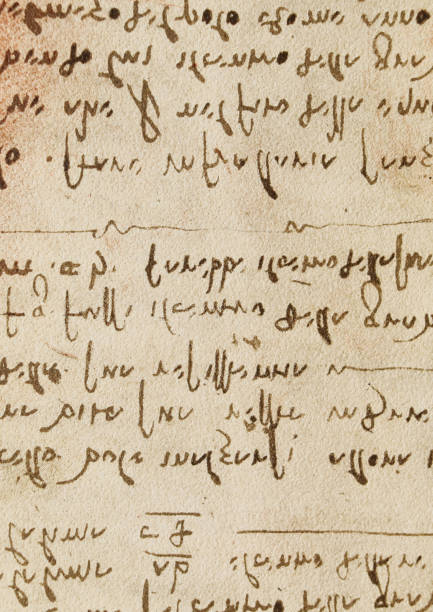 istock Manuscript, drawings, inscriptions by Leonardo Da Vinci in the old book The Codice Sul Volo, by E. Rouveyre , 1893 1516743073