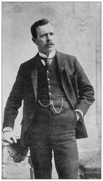istock Antique image from British magazine: C E Borchgrevink, leader of the Antarctic Expedition 1516759072
