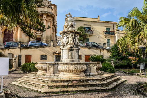 Fontana d'Ercole In Noto, Sicily