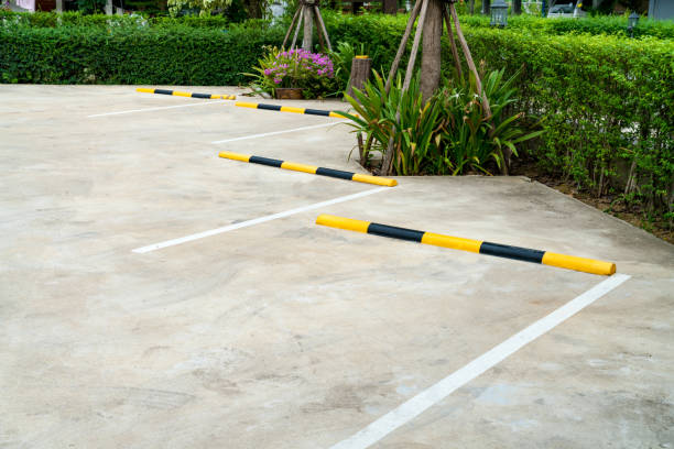 istock Lines parking on concrete background 1516831522