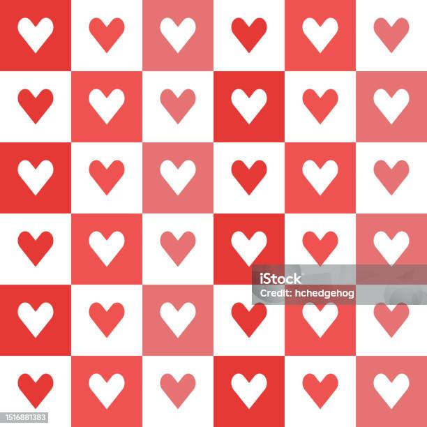 Stock Heart Pattern Heart Pattern Stock Illustration - Download Image Now - Abstract, Art ...