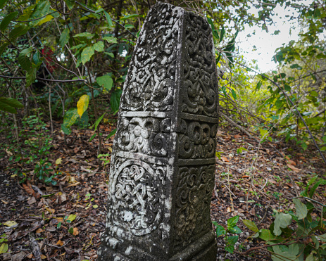 carved tomb on the site of the Lamuri