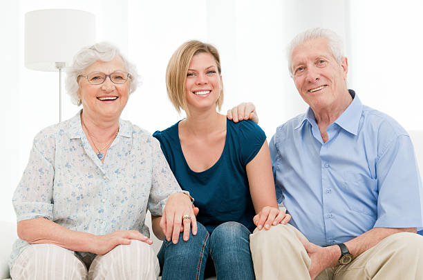 istock Joyful happy family 151706097