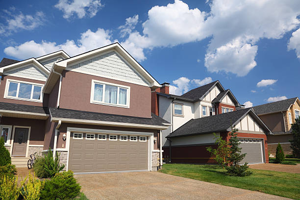 istock New two-storied cottage with garage. 151716561