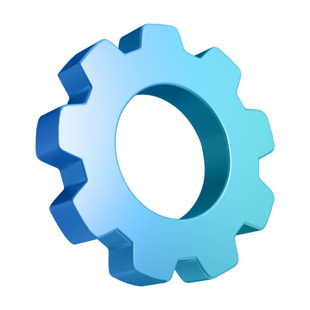 istock Realistic gear sign 3d Illustration icon on white empty background 1517173737