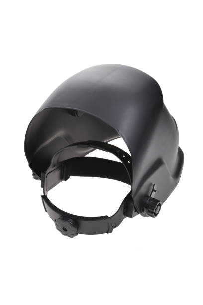 istock Welding mask helmet on white background 1517206289