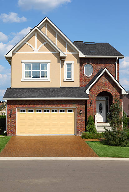 istock New two-storied cottage with garage 151724685