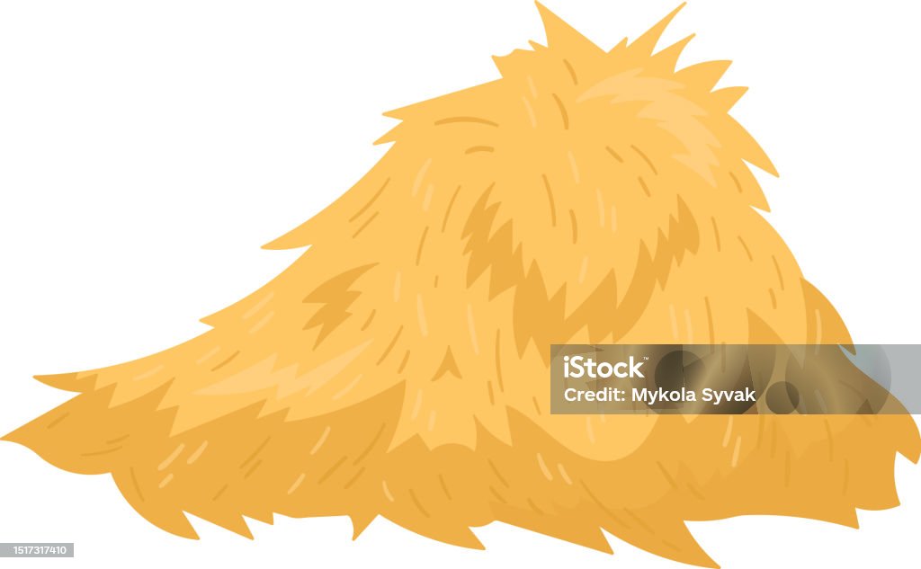Haystackfarmset Stock Illustration - Download Image Now - Straw ...