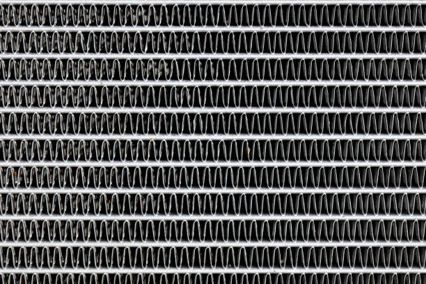 istock Closeup of car ratiator, textured background 1517330902