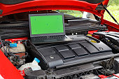 Computer diagnostics of the engine in the car service
