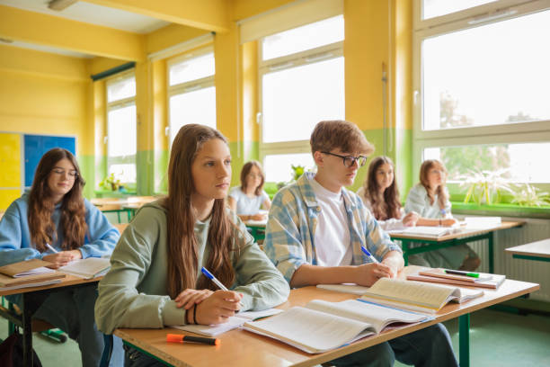 istock High school students during lesson in the classroom 1517454679