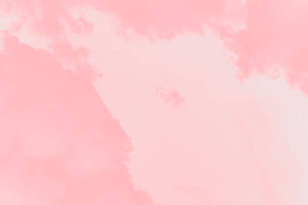 istock Pale pastel pink beautiful sky blurred background 1517482153