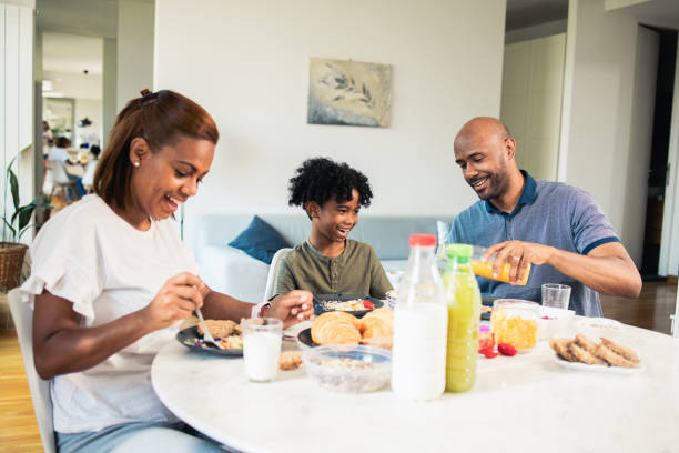 istock Family is having breakfast together 1517659203
