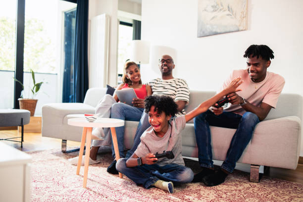 istock Spending free time with video games 1517711456