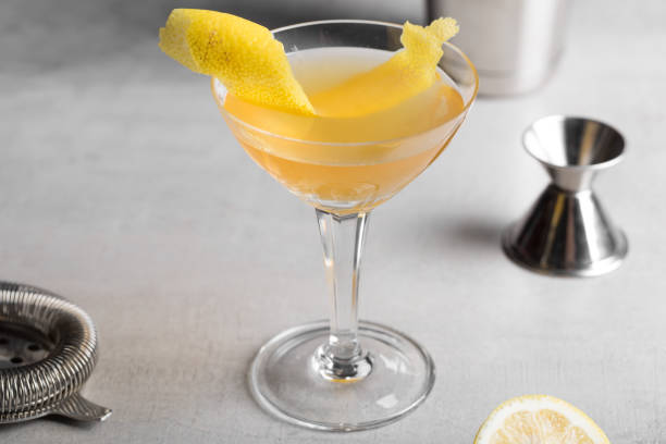 istock Sidecar Cocktail boozy brandy, orange liqueur and fresh lemon juice 1517845356