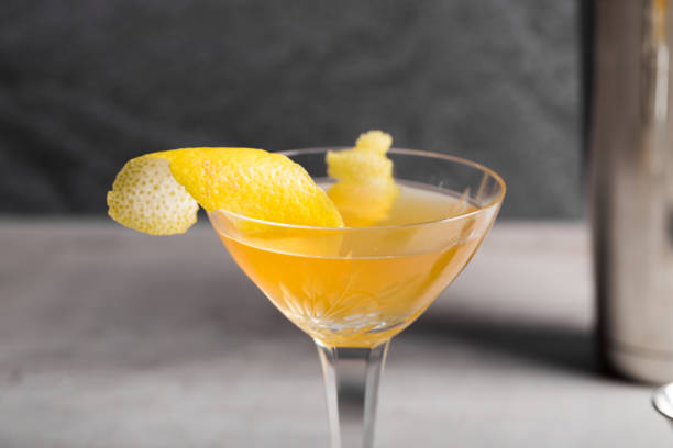 istock Sidecar Cocktail boozy brandy, orange liqueur and fresh lemon juice 1517845509