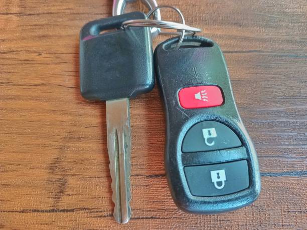 istock An image of a car key and its remote control. 1517928725