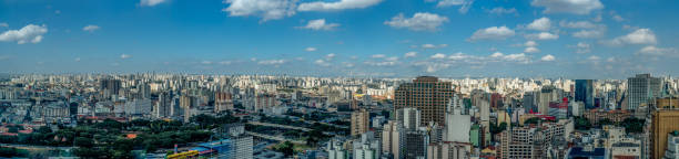 istock Sao Paulo cityscape panoramic view 1518052780
