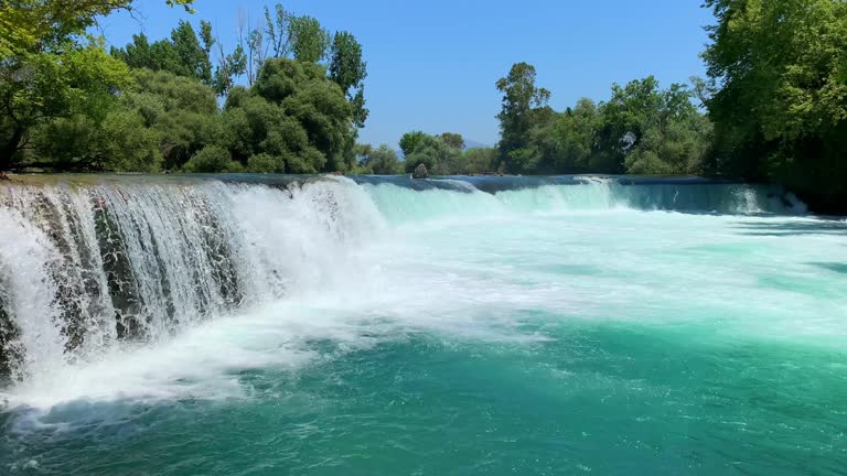 Manavgat waterfall Manavgat River is near the city of Side