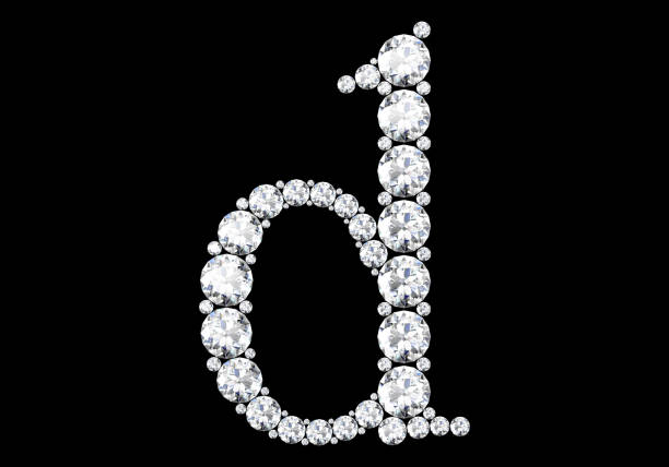 istock Diamond letters with gemstones isolated on black.3D rendering 1518378139