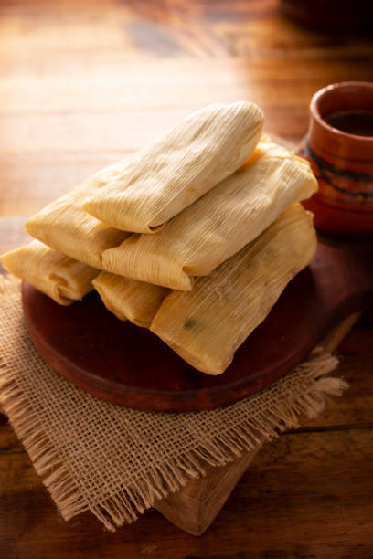 istock Tamales and atole in clay cup 1518424177