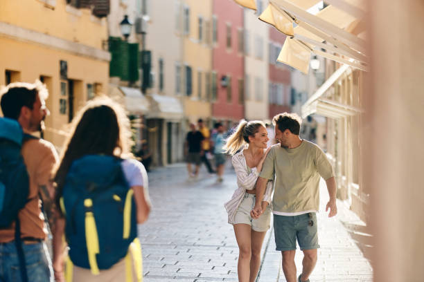 istock Walking on the city street! 1518453631