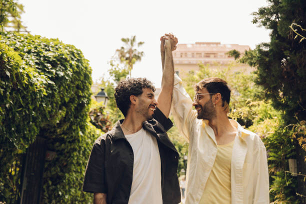 istock LGBT gay couple concept. 1518463658