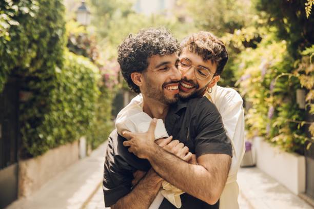 istock LGBT gay couple concept. 1518464165