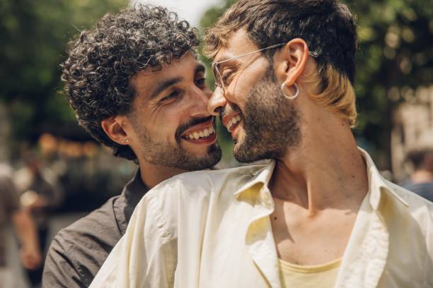 istock Gay couple in love 1518468804