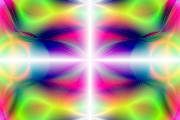 fractal abstract background multicolored for design