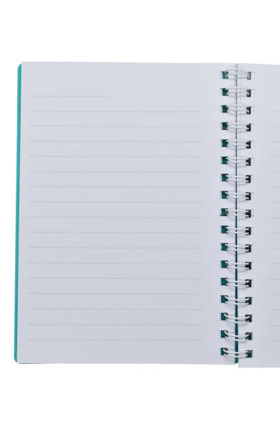 istock top view image of open notebook with blank page, lined paper texture background 1518488777