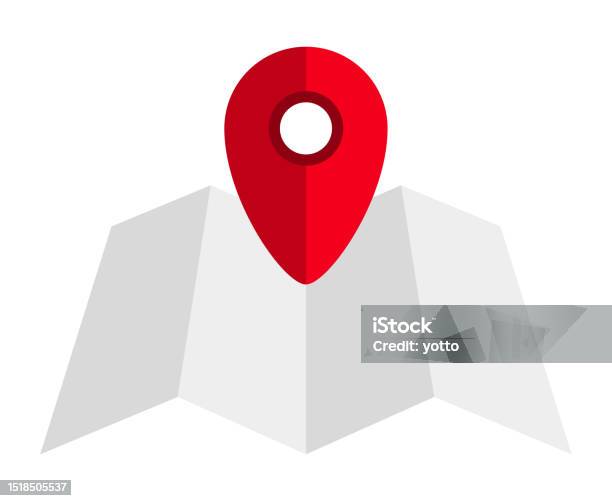 Vector Pin Peta Peta Dan Pin Peta Ilustrasi Vektor Terisolasi Ilustrasi Stok - Unduh ...