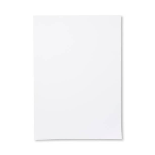 istock Isolated shot of blank paper on white background 1518607718