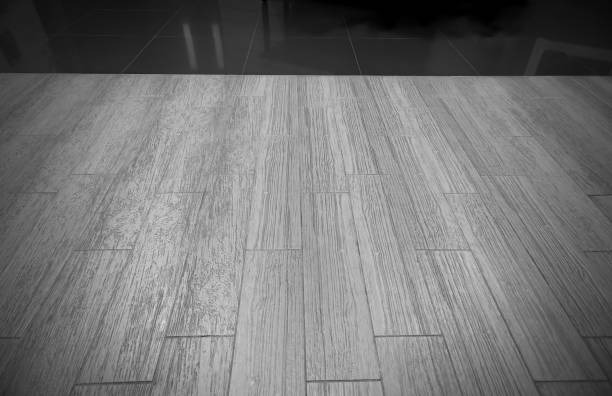 istock Beautiful texture of wooden floor and ceramic tile floor pattern, Background for use 1518890952